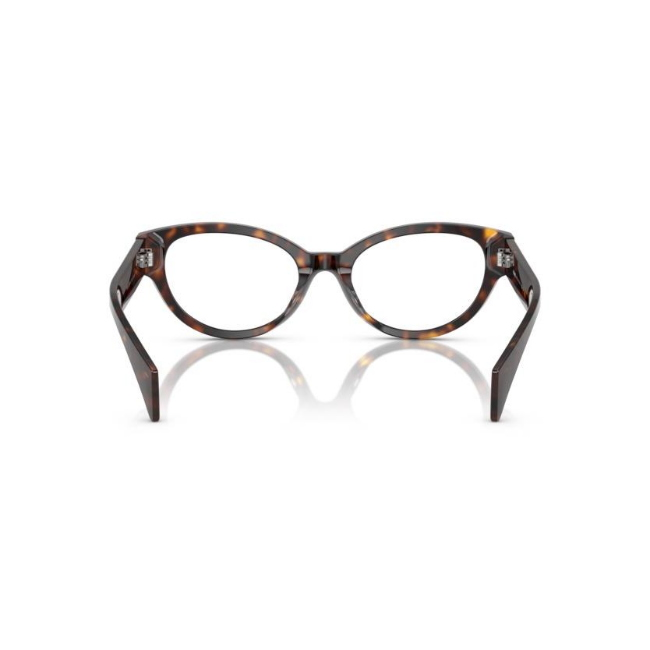 VERSACE VE 3361 U col. 108 è una montatura da vista in acetato marrone tartarugato e calibro 53.