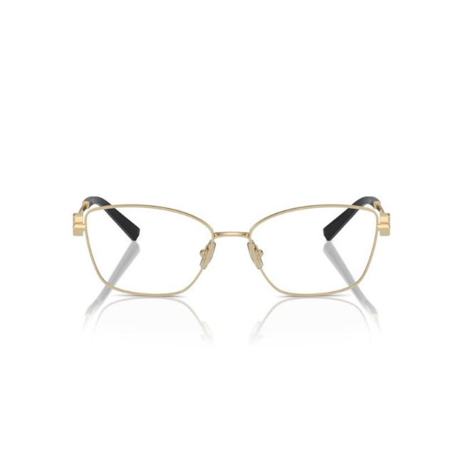 Tiffany & Co. TF 1160-B col. 6021 è una montatura da vista da donna in metallo oro, dalla forma farfalla e calibro 56.