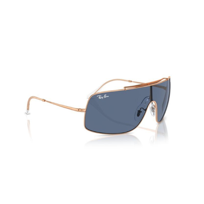 Ray-Ban RB 3897 WINGS III col. 9202/80 è un occhiale da sole in metallo oro rosa e calibro 36.