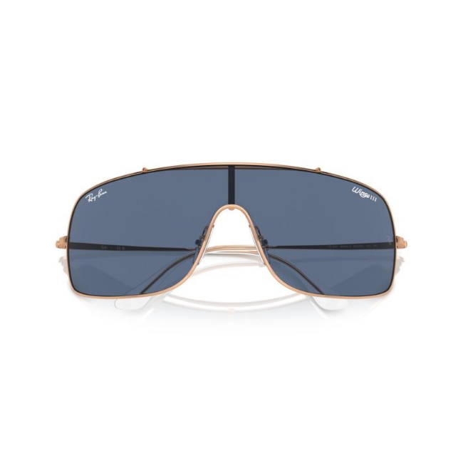 Ray-Ban RB 3897 WINGS III col. 9202/80 è un occhiale da sole in metallo oro rosa e calibro 36.