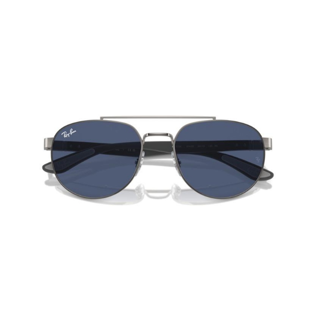 Ray-Ban RB 3736 col. 004/80 è un occhiale da sole in metallo argento e calibro 56.