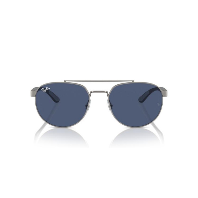 Ray-Ban RB 3736 col. 004/80 è un occhiale da sole in metallo argento e calibro 56.
