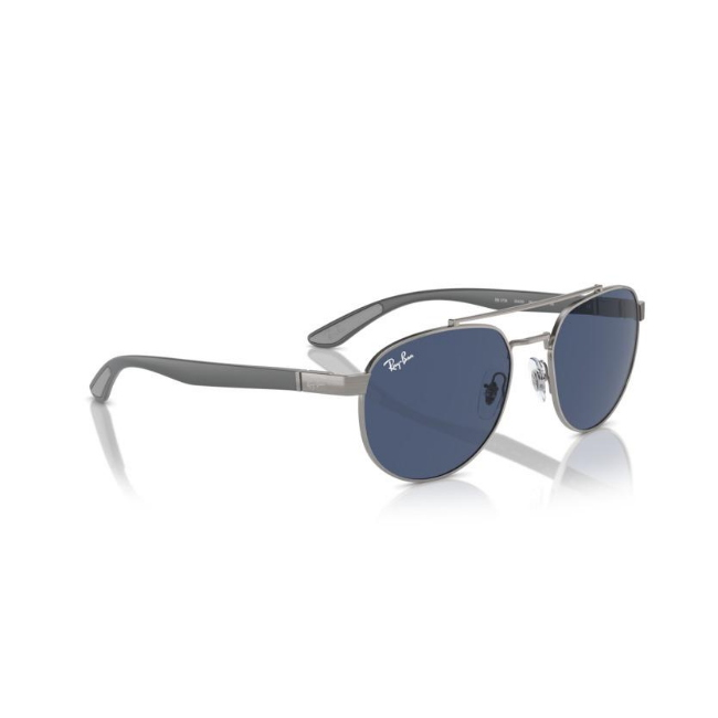 Ray-Ban RB 3736 col. 004/80 è un occhiale da sole in metallo argento e calibro 56.