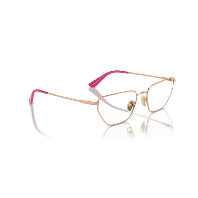 Vogue VO 4317 col. 5152 è una montatura da vista in metallo oro rosa e calibro 56.