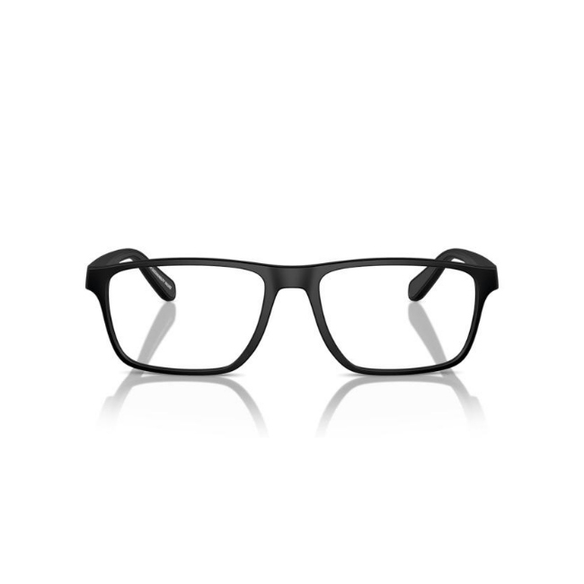 Emporio Armani EA 3233 col. 5001 è una montatura da vista in acetato nero opaco e calibro 56.