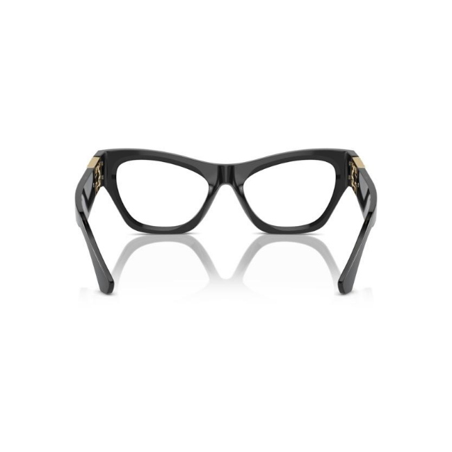 Burberry BE 2405-U col. 4112 è una montatura da vista in acetato nero lucido e calibro 53.