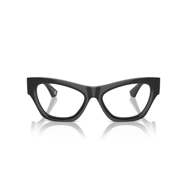 Burberry BE 2405-U col. 4112 è una montatura da vista in acetato nero lucido e calibro 53.
