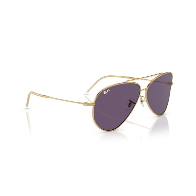 Ray-Ban RB R0101S AVIATOR REVERSE col. 001/1A è un occhiale da sole in metallo e calibro 59.