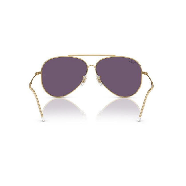 Ray-Ban RB R0101S AVIATOR REVERSE col. 001/1A è un occhiale da sole in metallo e calibro 59.