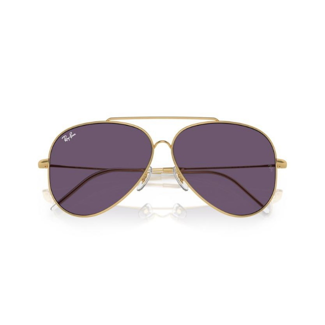 Ray-Ban RB R0101S AVIATOR REVERSE col. 001/1A è un occhiale da sole in metallo e calibro 59.