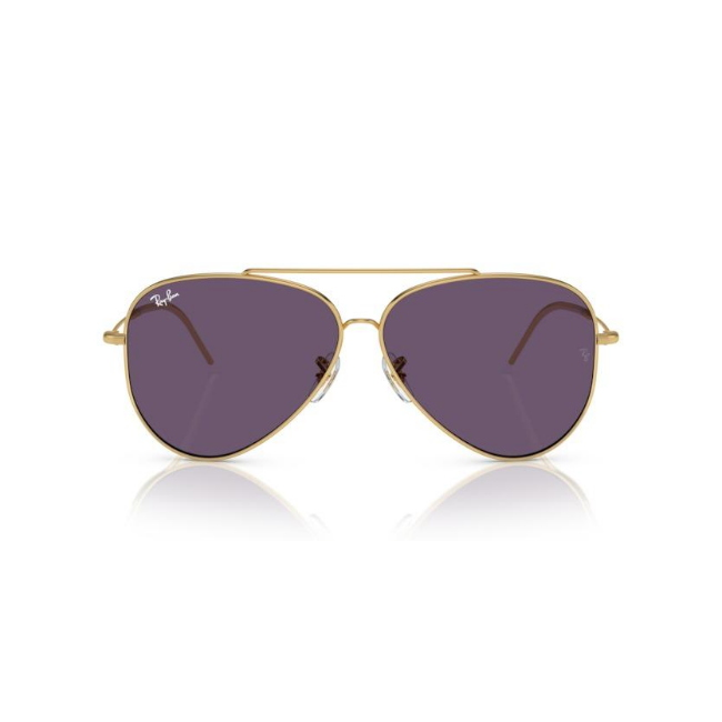 Ray-Ban RB R0101S AVIATOR REVERSE col. 001/1A è un occhiale da sole in metallo e calibro 59.