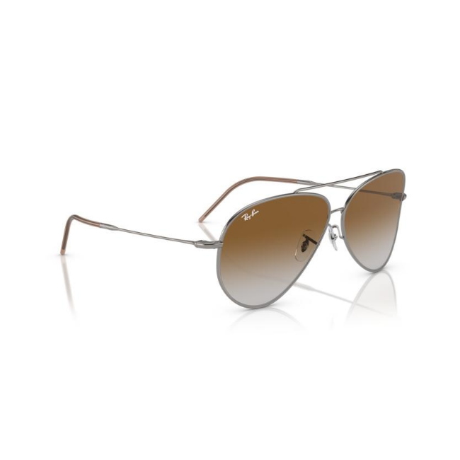 Ray-Ban RB R0101S AVIATOR REVERSE col. 004/CB è un occhiale da sole in metallo e calibro 62.