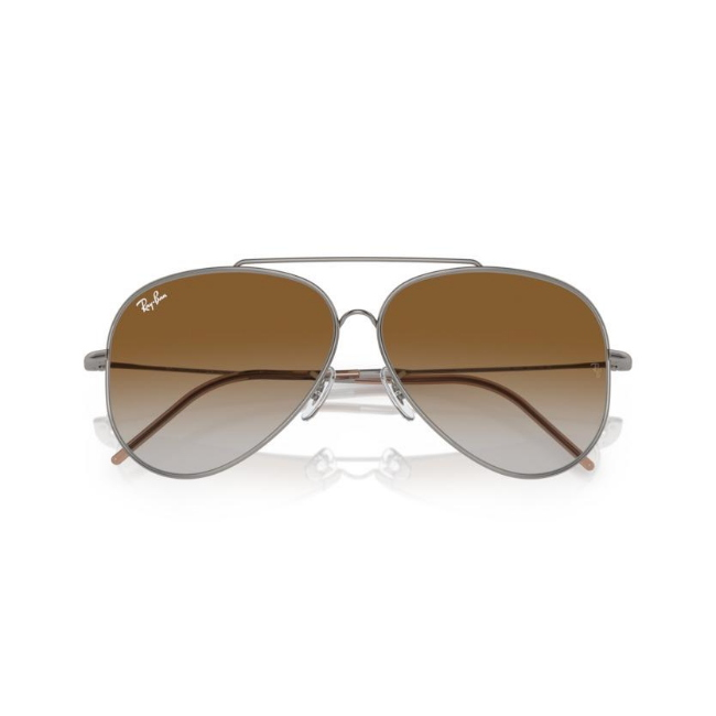 Ray-Ban RB R0101S AVIATOR REVERSE col. 004/CB è un occhiale da sole in metallo e calibro 62.