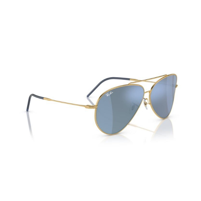 Ray-Ban RB R0101S AVIATOR REVERSE col. 001/GA è un occhiale da sole in metallo e calibro 59.