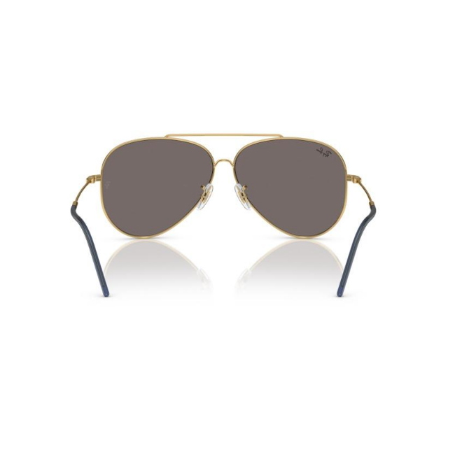 Ray-Ban RB R0101S AVIATOR REVERSE col. 001/GA è un occhiale da sole in metallo e calibro 59.