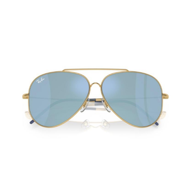 Ray-Ban RB R0101S AVIATOR REVERSE col. 001/GA è un occhiale da sole in metallo e calibro 59.
