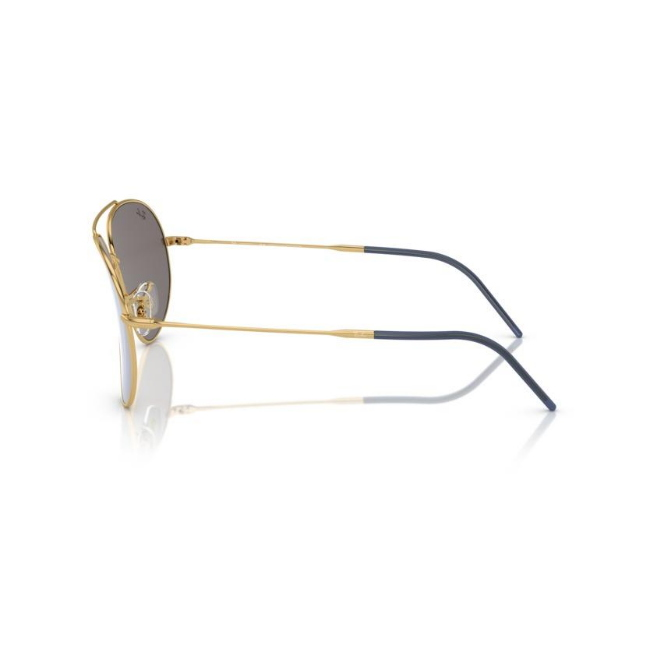 Ray-Ban RB R0101S AVIATOR REVERSE col. 001/GA è un occhiale da sole in metallo e calibro 59.