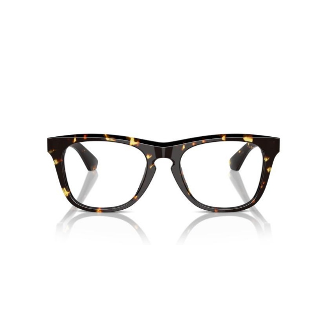 Burberry BE 2409 col. 4106 è una montatura da vista da uomo in acetato marrone tartarugato, dalla forma squadrata e calibro 53.