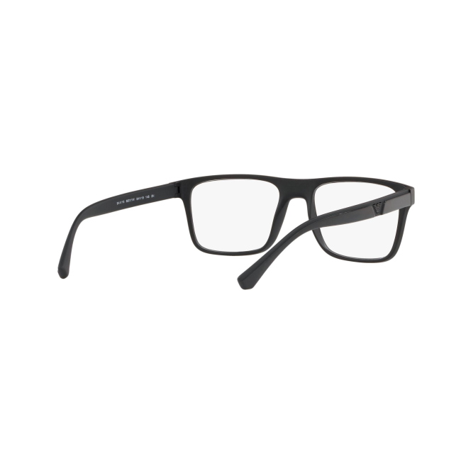 Emporio Armani EA 4115 col. 5801/1W è un occhiale da sole in acetato nero satinato e calibro 54.