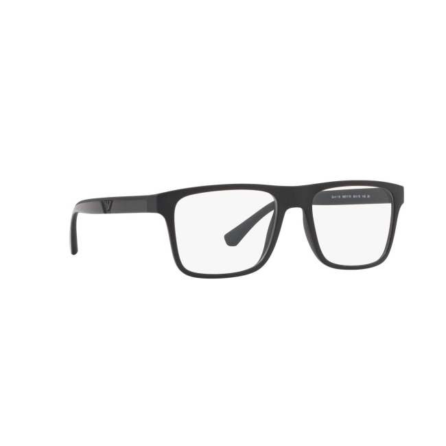 Emporio Armani EA 4115 col. 5801/1W è un occhiale da sole in acetato nero satinato e calibro 54.