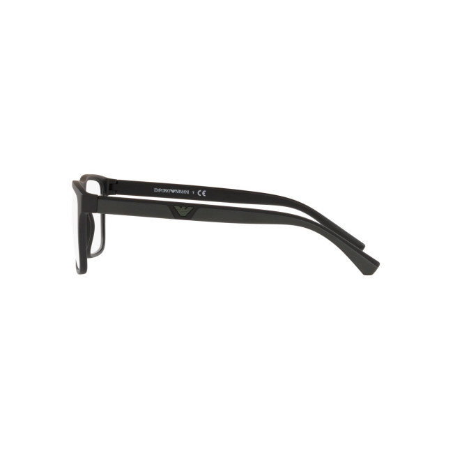 Emporio Armani EA 4115 + CLIP col. 5853/1W è una montatura da vista da uomo in acetato nero satinato, dalla forma rettangolare e calibro 54.