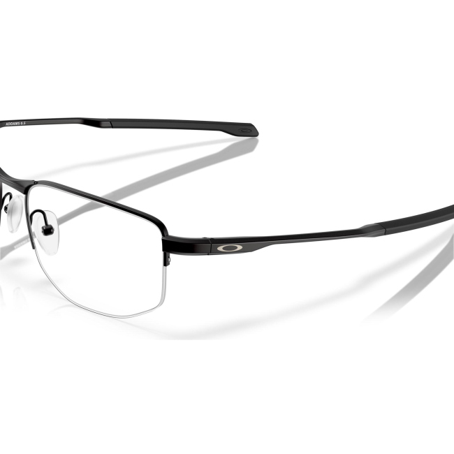 Oakley OX 3035 ADDAMS 0.5 col. 01 è una montatura da vista in nero satinato e calibro 54.