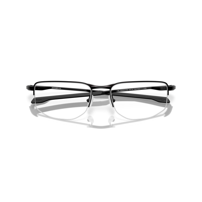 Oakley OX 3035 ADDAMS 0.5 col. 01 è una montatura da vista in nero satinato e calibro 54.