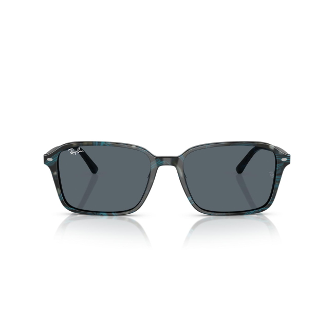 Ray-Ban RB 2231 RAIMOND col. 1417/R5 è un occhiale da sole in acetato tartarugato grigio scuro e blu e calibro 58.