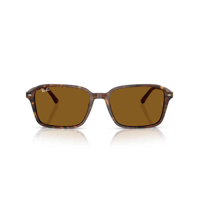 Ray-Ban RB 2231 RAIMOND col. 1418/33 è un occhiale da sole in acetato marrone tartarugato e calibro 56.