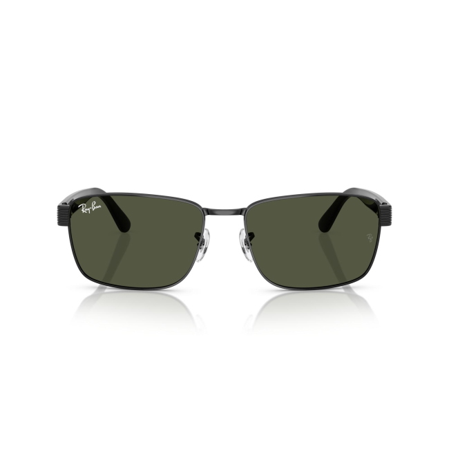 Ray-Ban RB 3750 col. 002/31 è un occhiale da sole in metallo nero con aste celluloide nera e calibro 62.