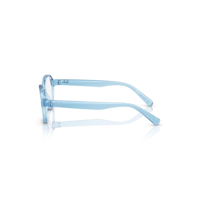 Ray-Ban Junior RB 1905 col. 3981 è una montatura da vista in acetato trasparente blu e calibro 42.