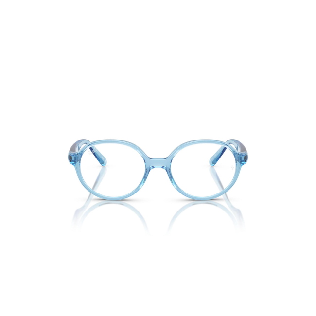 Ray-Ban Junior RB 1905 col. 3981 è una montatura da vista in acetato trasparente blu e calibro 42.
