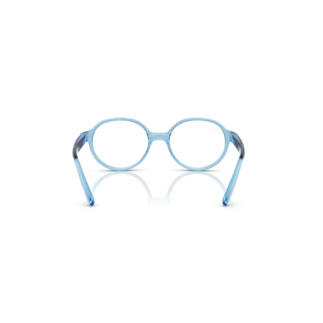 Ray-Ban Junior RB 1905 col. 3981 è una montatura da vista in acetato trasparente blu e calibro 42.