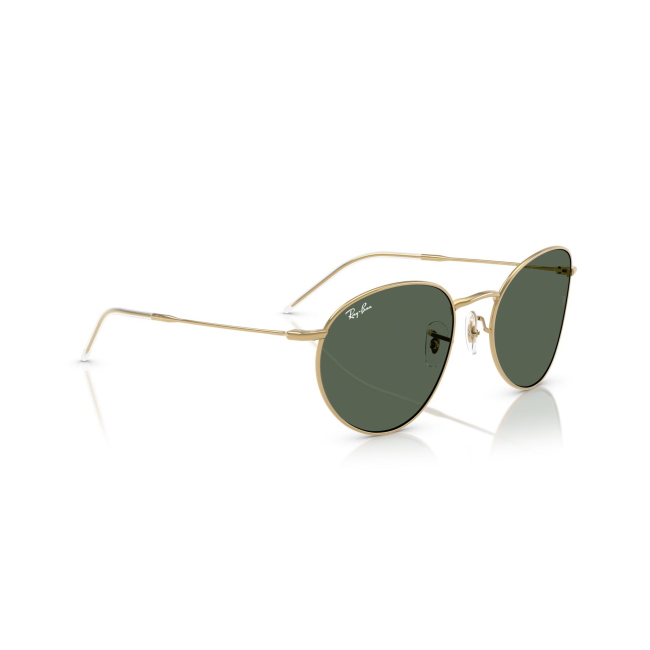 Ray-Ban RB R0103S ROUND REVERSE col. 001/VR è un occhiale da sole in metallo oro e calibro 53.