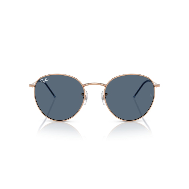 Ray-Ban RB R0103S ROUND REVERSE col. 92023A è un occhiale da sole in metallo oro rosa e calibro 53.
