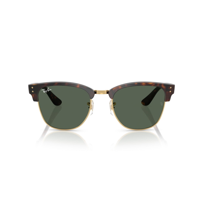 Ray-Ban RB R0504S CLUBMASTER REVERSE col. 1359VR è un occhiale da sole in metallo oro e celluloide tartarugata e calibro 54.