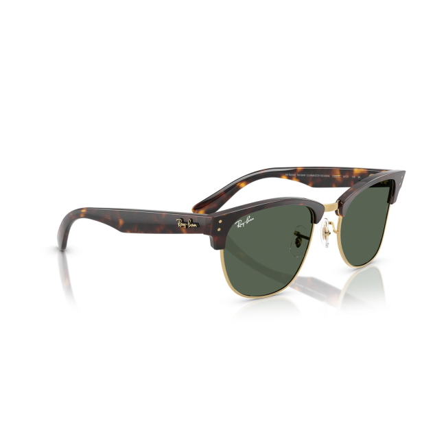 Ray-Ban RB R0504S CLUBMASTER REVERSE col. 1359VR è un occhiale da sole in metallo oro e celluloide tartarugata e calibro 54.