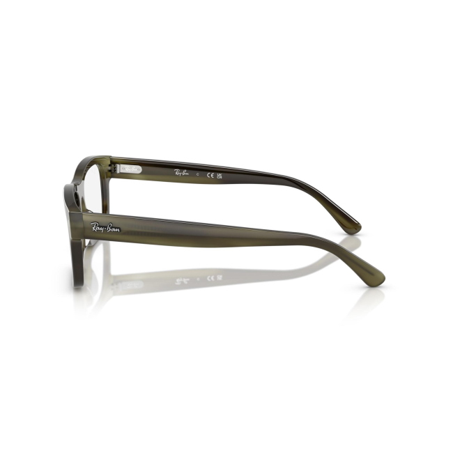 Ray-Ban RB 5435 col. 8405 è una montatura da vista in acetato tartarugato verde e calibro 56.