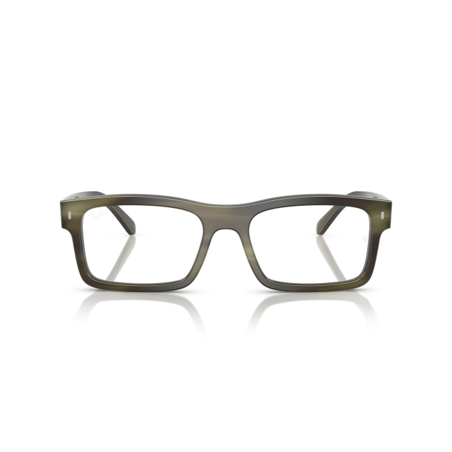 Ray-Ban RB 5435 col. 8405 è una montatura da vista in acetato tartarugato verde e calibro 56.