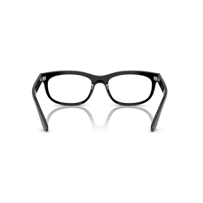 Ray-Ban RB 5489 BALORETTE col. 2000 è una montatura da vista in acetato nero lucido e calibro 54.