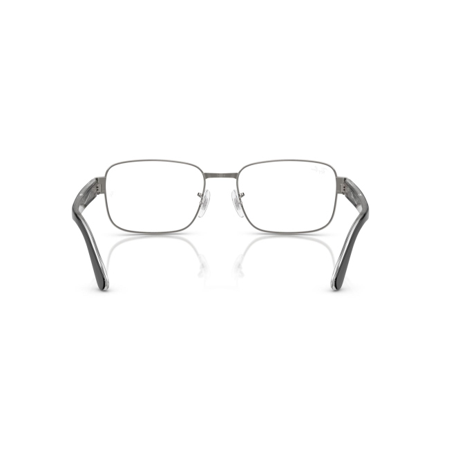 Ray-Ban RB 6529 col. 2502 è una montatura da vista in acetato nero e metallo gunmetal e calibro 56.