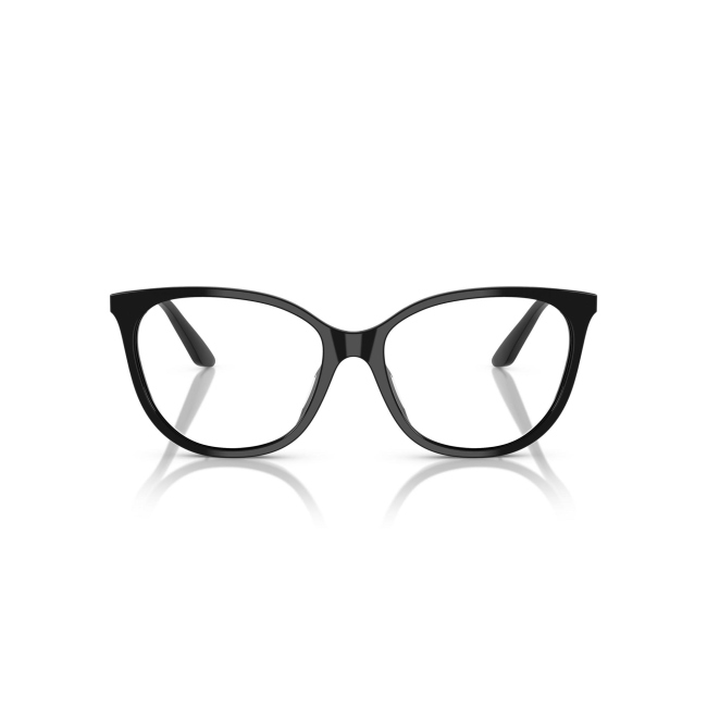 Emporio Armani EA 3249U col. 5017 è una montatura da vista in acetato nero lucido e calibro 55.