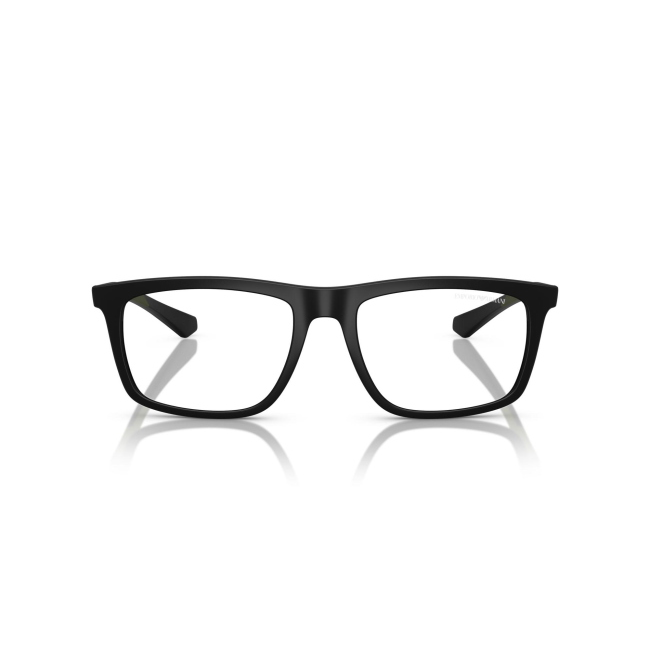 Emporio Armani EA 4235 + CLIP col. 5001/1W è un occhiale da sole da uomo in acetato nero satinato, dalla forma squadrata e calibro 53.