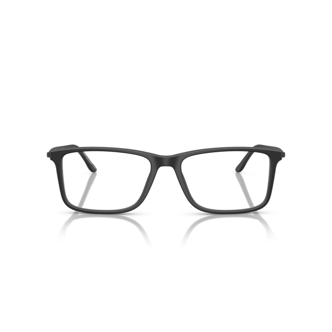 Giorgio Armani AR 7261 col. 5875 è una montatura da vista in acetato nero satinato e calibro 56.
