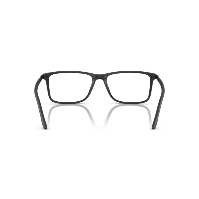 Giorgio Armani AR 7261 col. 5875 è una montatura da vista in acetato nero satinato e calibro 56.