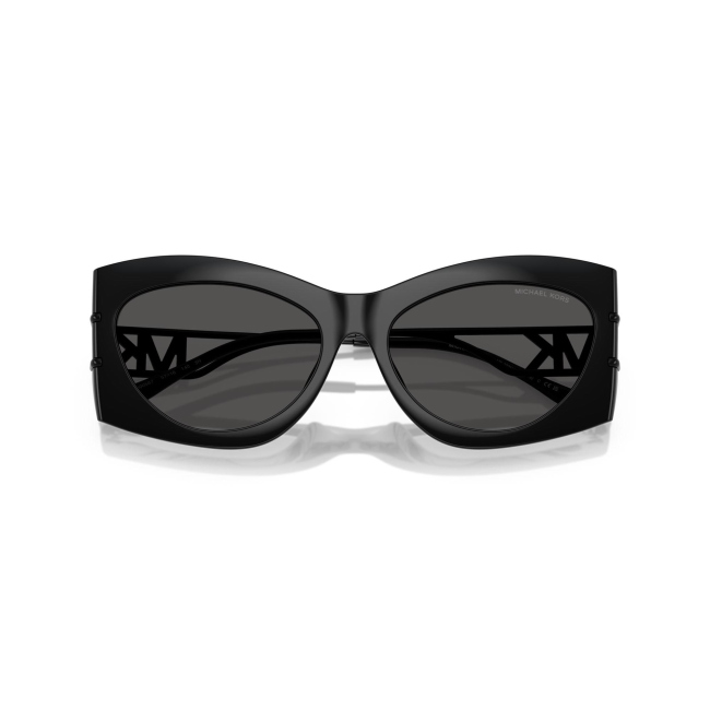 MICHAEL KORS MK 2235U NAVARRA col. 300587 è un occhiale da sole in acetato e metallo nero lucido e calibro 57.