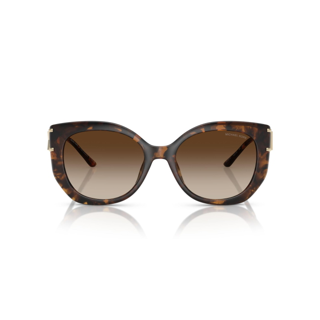 MICHAEL KORS MK 2236U ALICANTE col. 300613 è un occhiale da sole da donna in acetato marrone tartarugato, dalla forma irregolare e calibro 53.