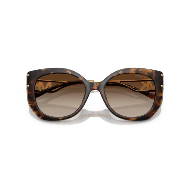 MICHAEL KORS MK 2236U ALICANTE col. 300613 è un occhiale da sole da donna in acetato marrone tartarugato, dalla forma irregolare e calibro 53.