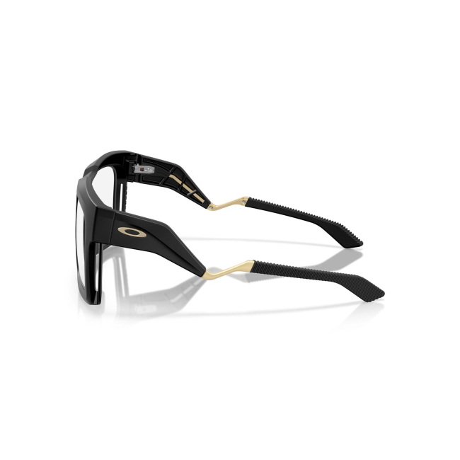 Oakley OX 8190 ENIGMA INK col. 01 è una montatura da vista in acetato nero satinato e calibro 55.