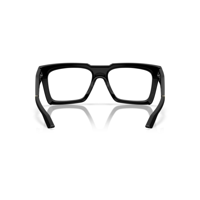 Oakley OX 8190 ENIGMA INK col. 01 è una montatura da vista in acetato nero satinato e calibro 55.